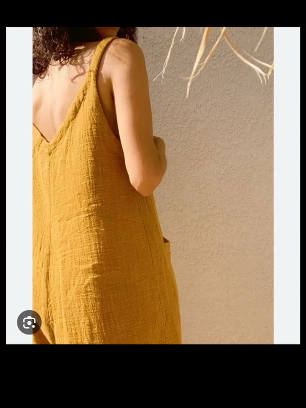 Myrah Penaloza Golden Chain Romper/Jumpsuit 100% Linen One Size - Picture 7 of 12